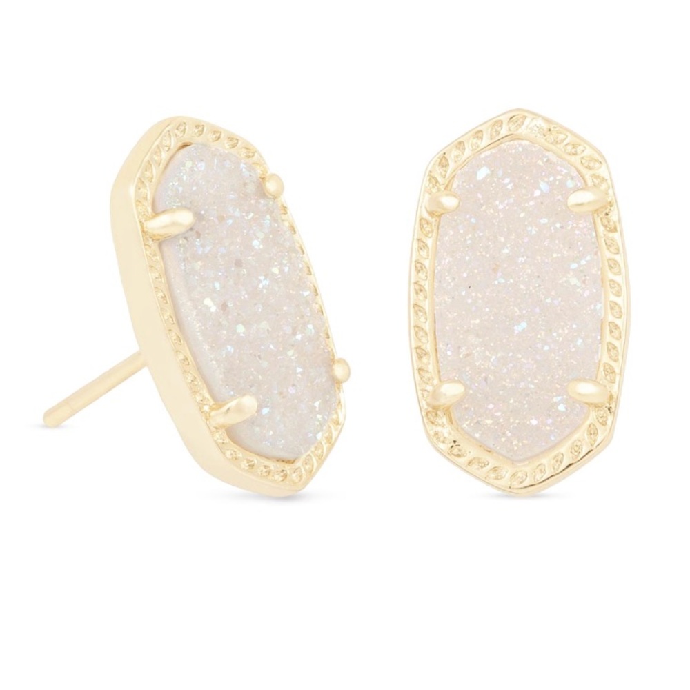 Kendra Scott Ellie Earring - Gold Iridescent Drusy